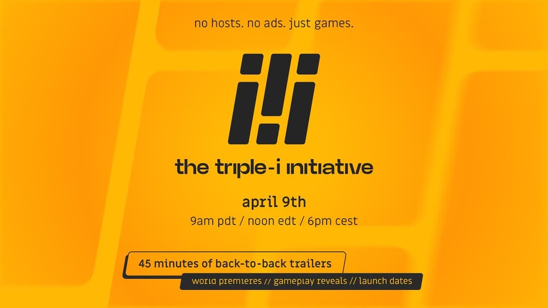 Triple-i Initiative 2026 — konferencja o grach indie odbędzie się 9 kwietnia