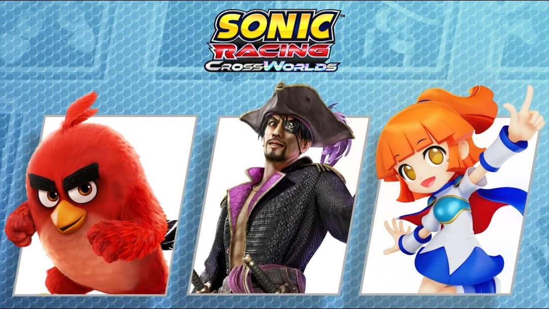 Sonic Racing: CrossWorlds dostanie darmowych kierowców z Angry Birds i Yakuza