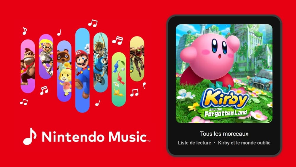 Kirby and the Forgotten Land – 91 nowych utworów już dostępnych w aplikacji Nintendo Music