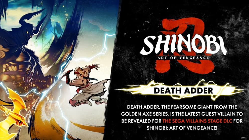SHINOBI: Art of Vengeance — DLC z kultowymi złoczyńcami SEGA nadchodzi w 2026 roku