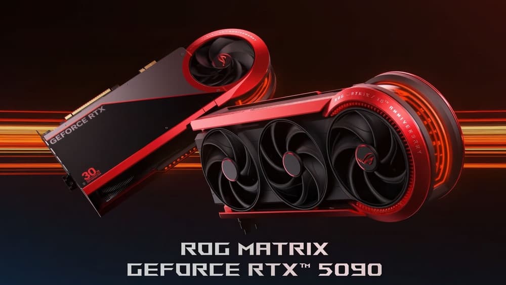 ASUS ROG Matrix RTX 5090 – premiera potężnej karty graficznej już pod koniec października