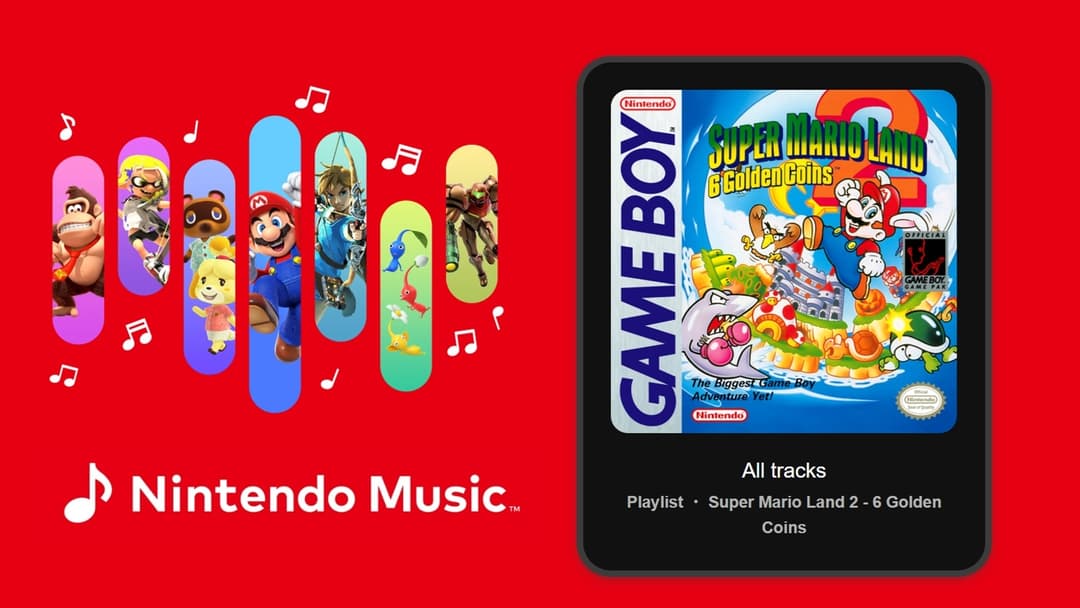 OST Super Mario Land 2 (6 Golden Coins) już dostępny w aplikacji Nintendo Music
