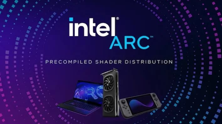 Karty Intel Arc dostają wstępnie skompilowane shadery — gry ładują się do 3 razy szybciej