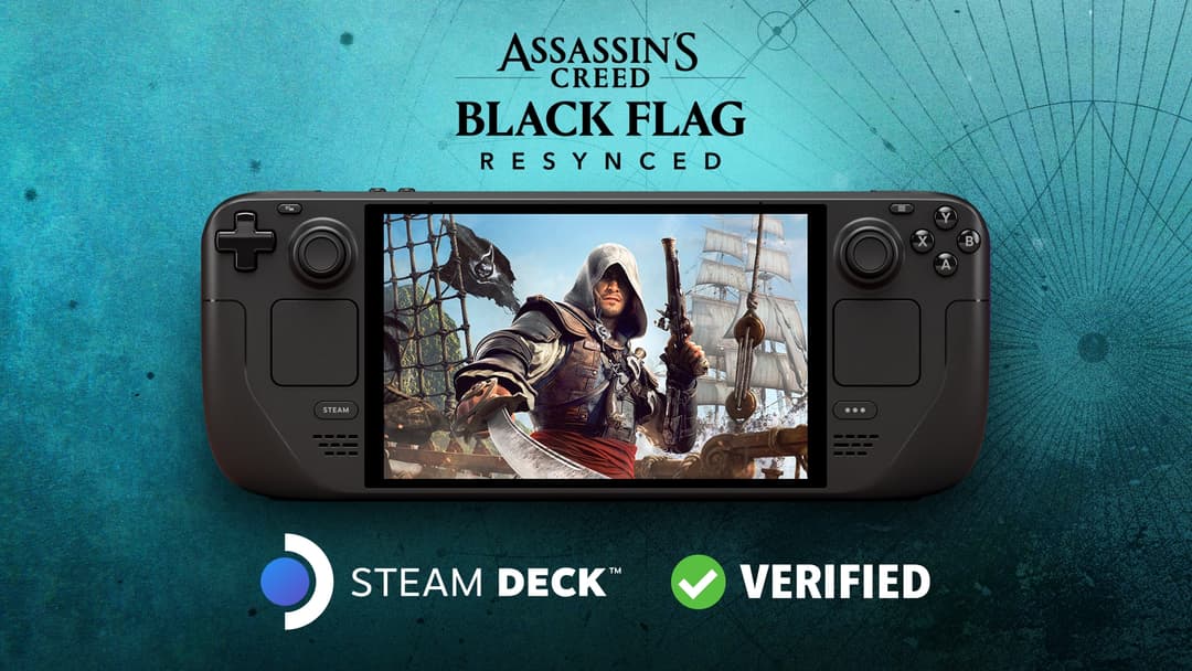 Assassin’s Creed Black Flag Resynced będzie Steam Deck Verified od premiery – Ubisoft potwierdza wsparcie na start